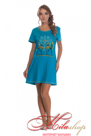 Ночная сорочка с коротким рукавом MTF 417П